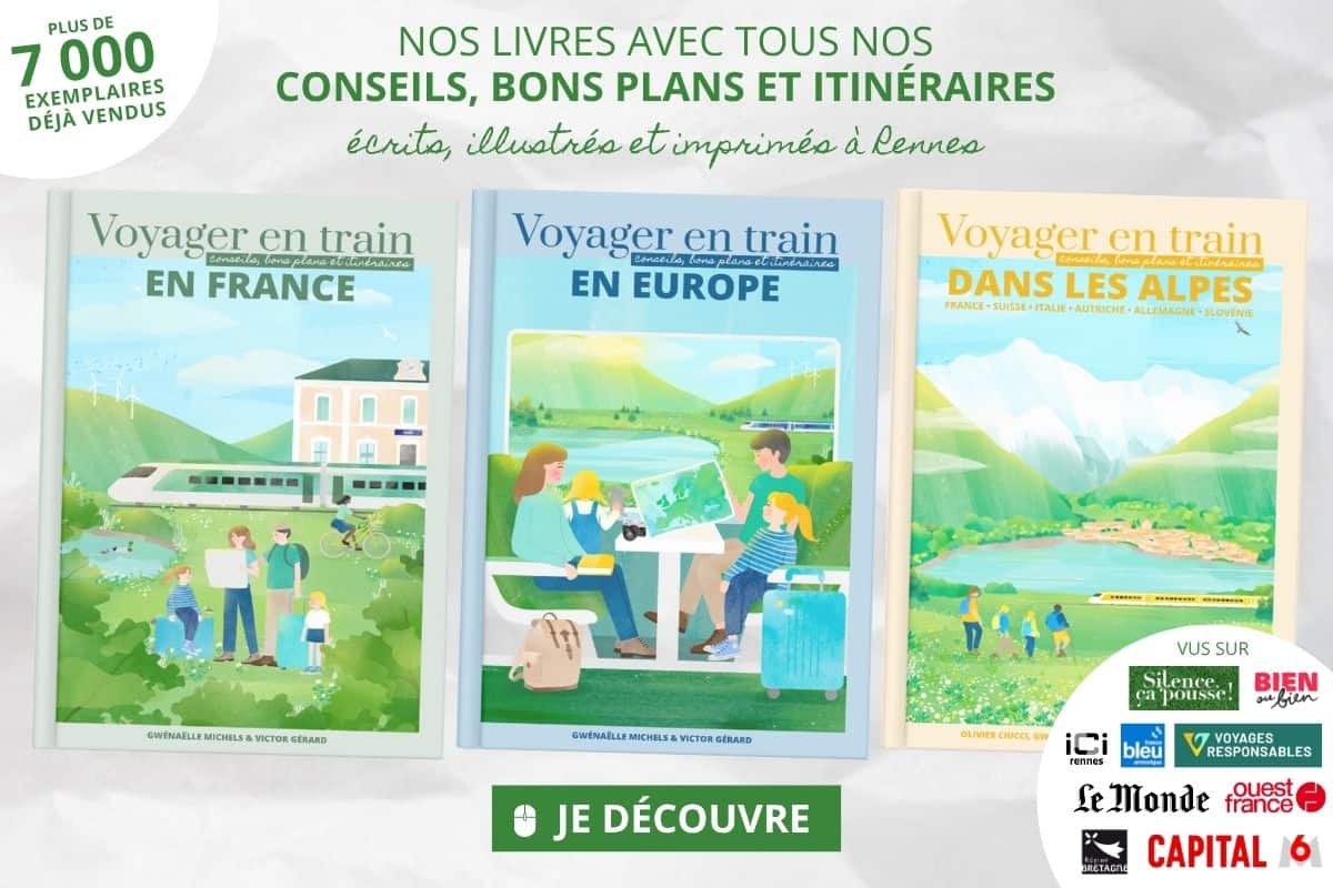 livres voyager en train France Europe Alpes