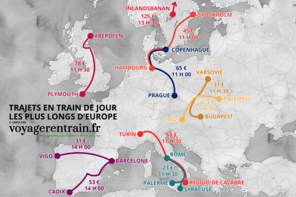 10 (très) longs trajets pour traverser l&rsquo;Europe à petit prix en train
