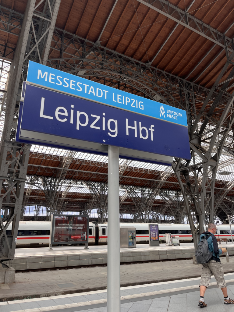 Trajet en train vers Dresde (Allemagne)