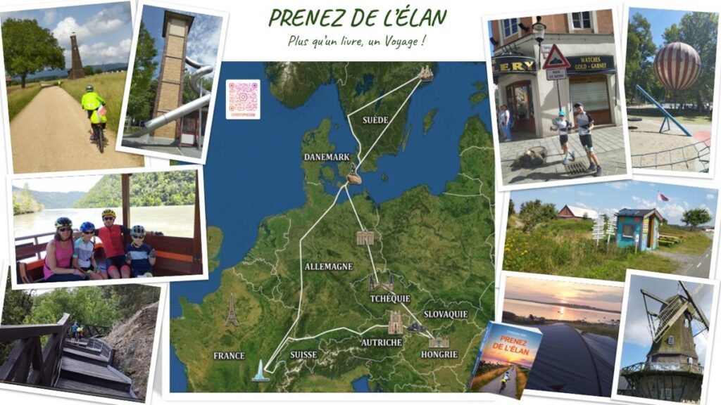 Un tour d'Europe à vélo et en train - livre prenez de l'élan
